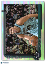 Tidjane Sala�n 2025-26 Topps Chrome Refractor #8