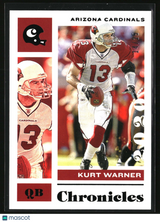 Kurt Warner 2020 Panini Chronicles Black #3 #/25