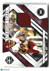 Antonio Gibson 2021 Limited Stadium Star Swatches Silver Spotlight #SS-AG #/75