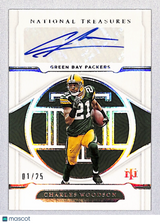Charles Woodson 2021 Panini National Treasures Signatures Holo Silver #S-CW #/25