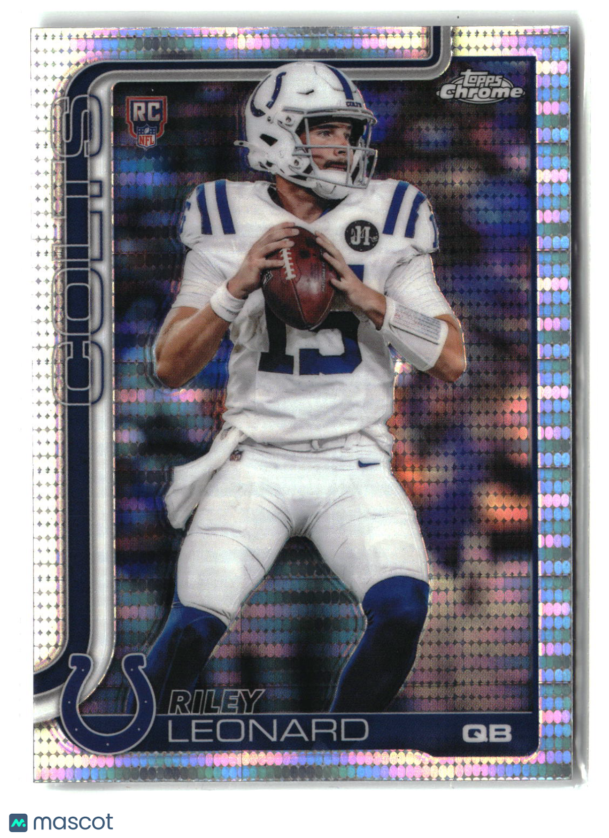 Riley Leonard 2025 Topps Chrome Pulsar Refractor #318