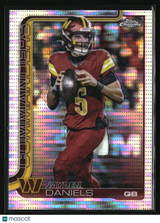 Jayden Daniels 2025 Topps Chrome Pulsar Refractor #295
