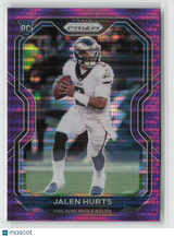 Jalen Hurts 2020 Panini Prizm Prizm Purple Pulsar #343