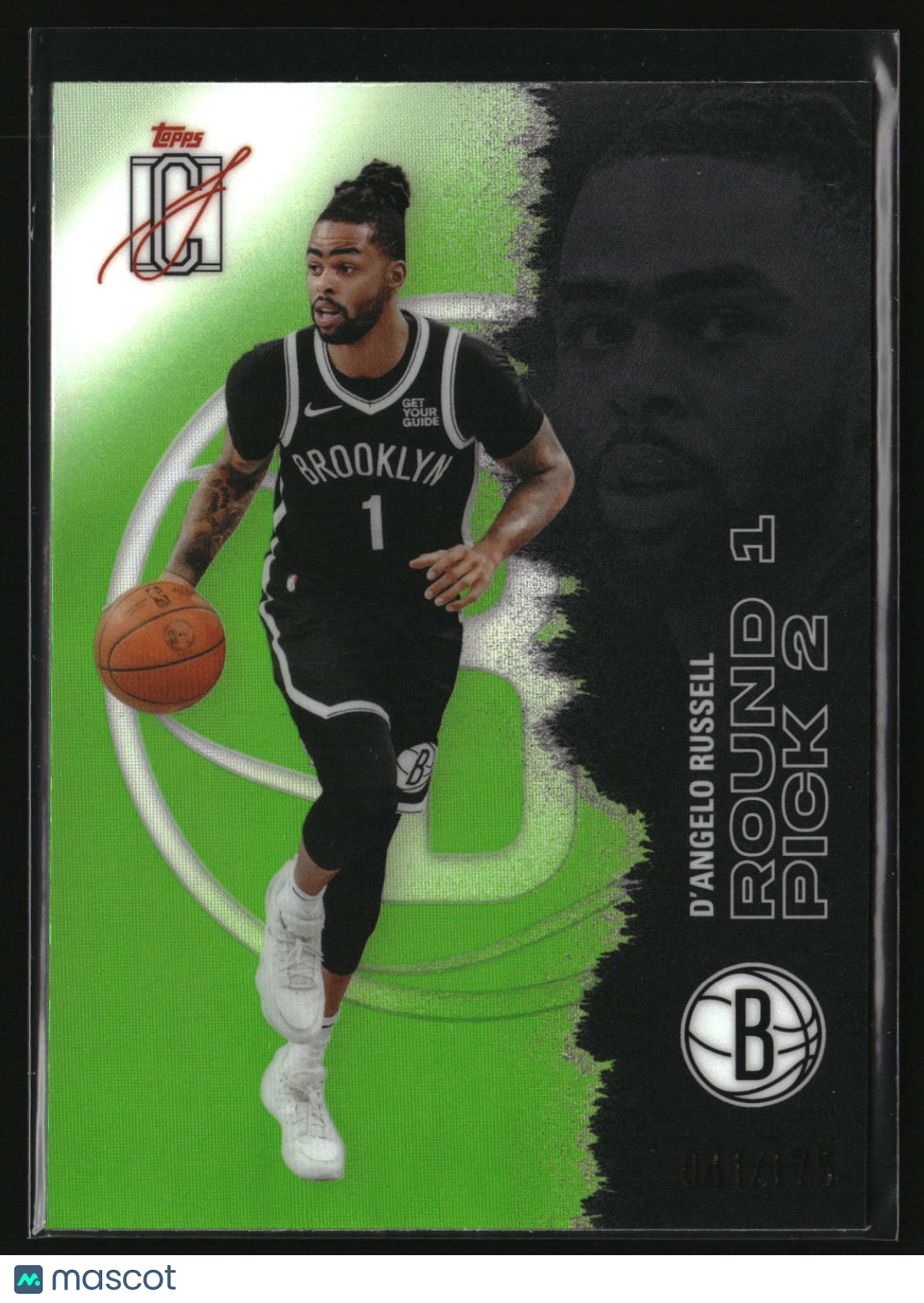 D'Angelo Russell 2025-26 Topps Signature Class Lime /175 #16