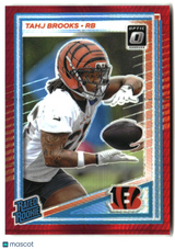 Tahj Brooks 2025 Donruss Optic Red Hyper #268