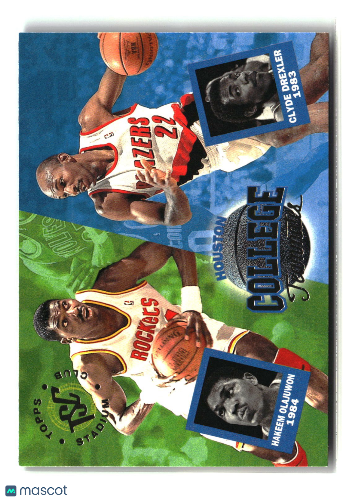 Hakeem Olajuwon / Clyde Drexler 1994-95 Stadium Club #104