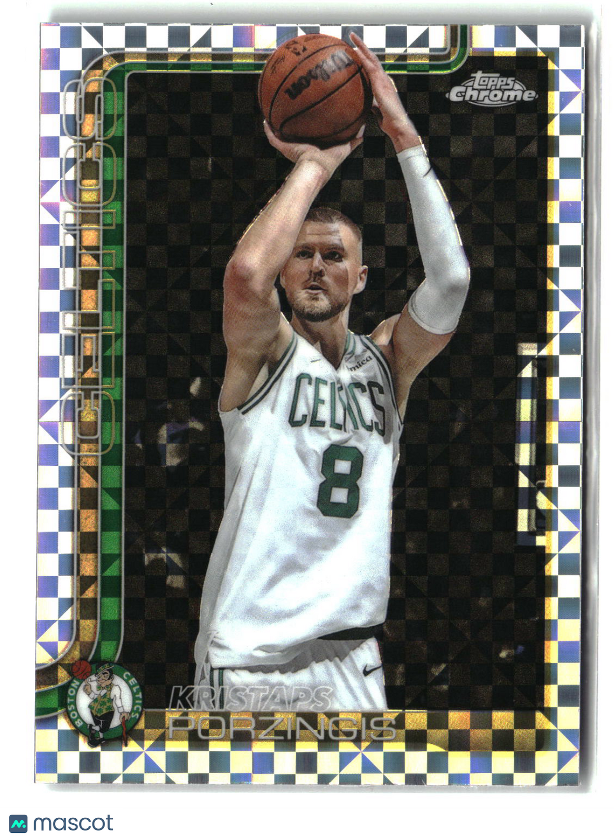 Kristaps Porzingis 2025-26 Topps Chrome X-Fractor #41