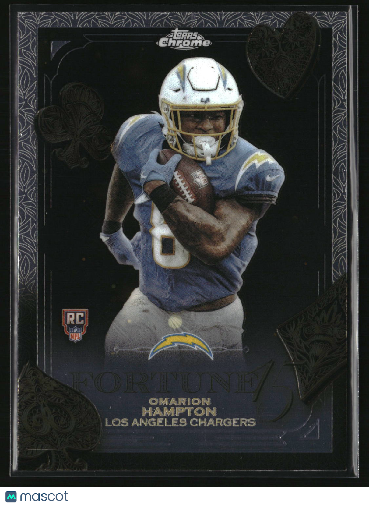 Omarion Hampton 2025 Topps Chrome Football Fortune 15 #F15-25
