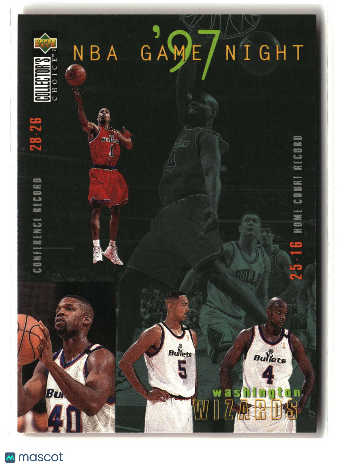 Washington Wizards 1997-98 Collector's Choice #184