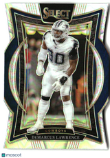 DeMarcus Lawrence 2024 Panini Select Silver Prizm Die Cut #47