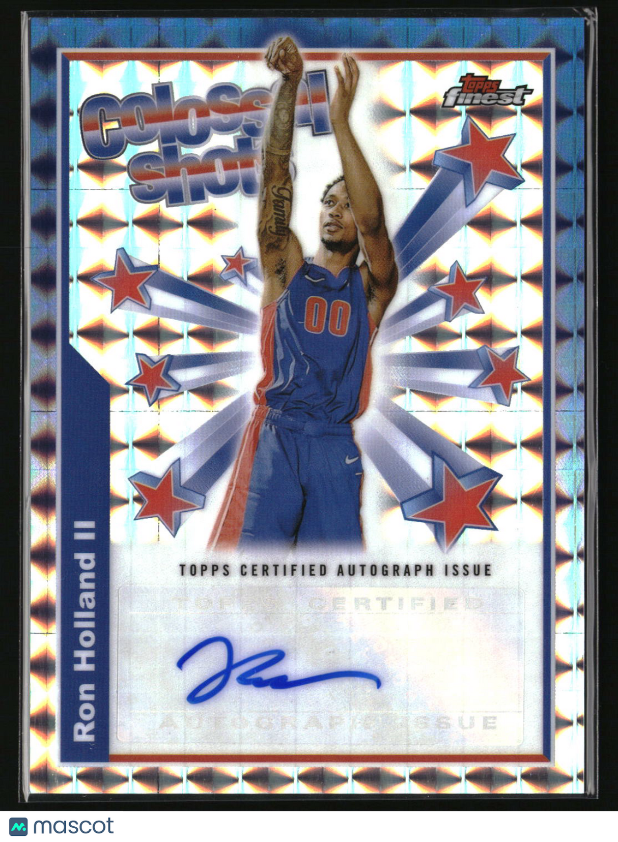 Ron Holland II 2024-25 Finest Colossal Shots Autographs Geometric #BSA-RHO