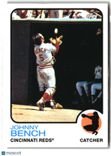 Johnny Bench 2010 Topps The Cards Your Mom Threw Out (Original Back) #380