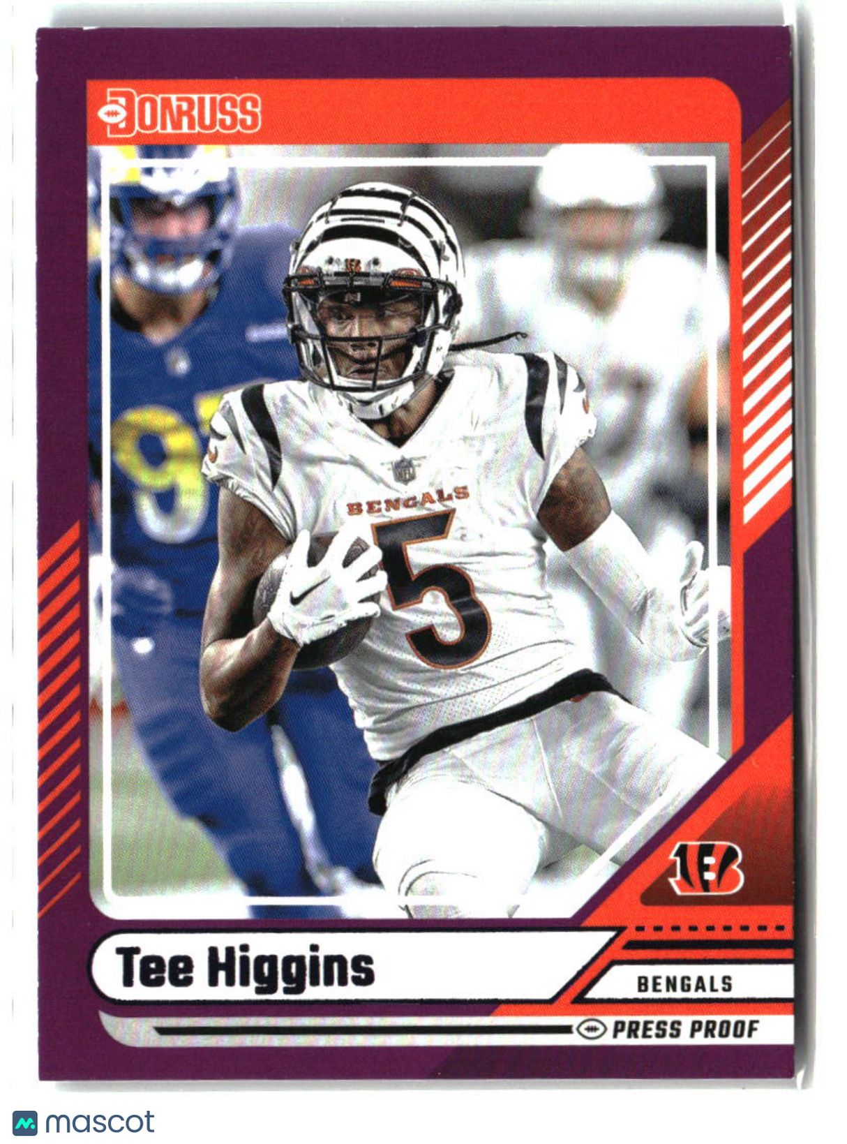 Tee Higgins 2024 Donruss Press Proof Purple #82