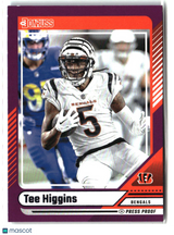 Tee Higgins 2024 Donruss Press Proof Purple #82