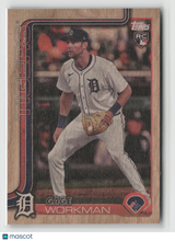 Gage Workman 2025 Topps Update Wood #US118