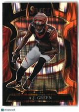 A.J. Green 2025 Panini Select Black and Orange Prizm Shock #99