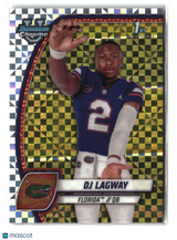 DJ Lagway 2024 Bowman University Chrome X-Fractor #63