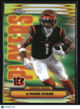 Ja'Marr Chase 2025 Topps Chrome Power Players Refractor #PP-21