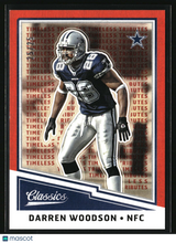 Darren Woodson 2017 Panini Classics Timeless Tributes Orange #108 #/25