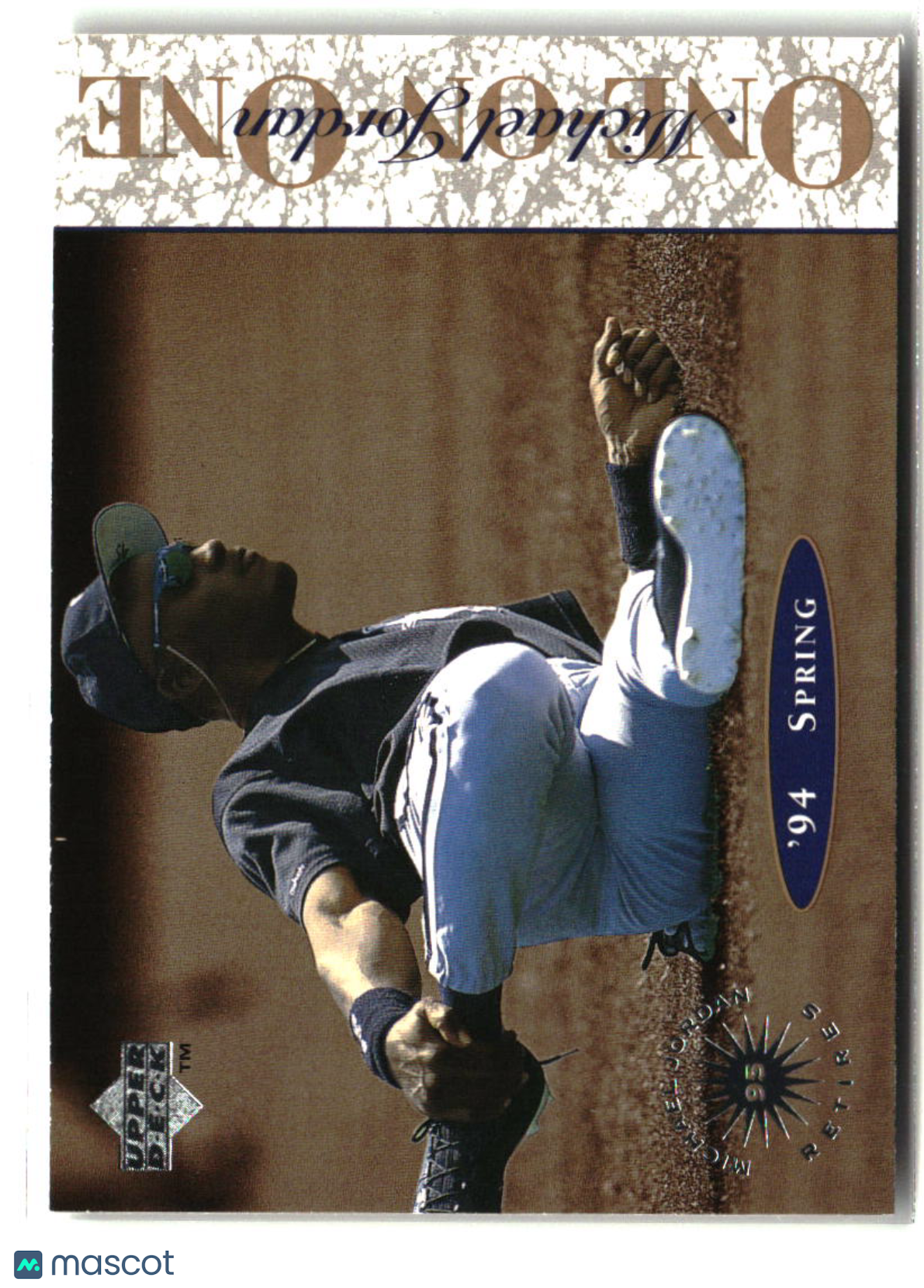 Michael Jordan 1995 Upper Deck Minor League Michael Jordan One On One #6
