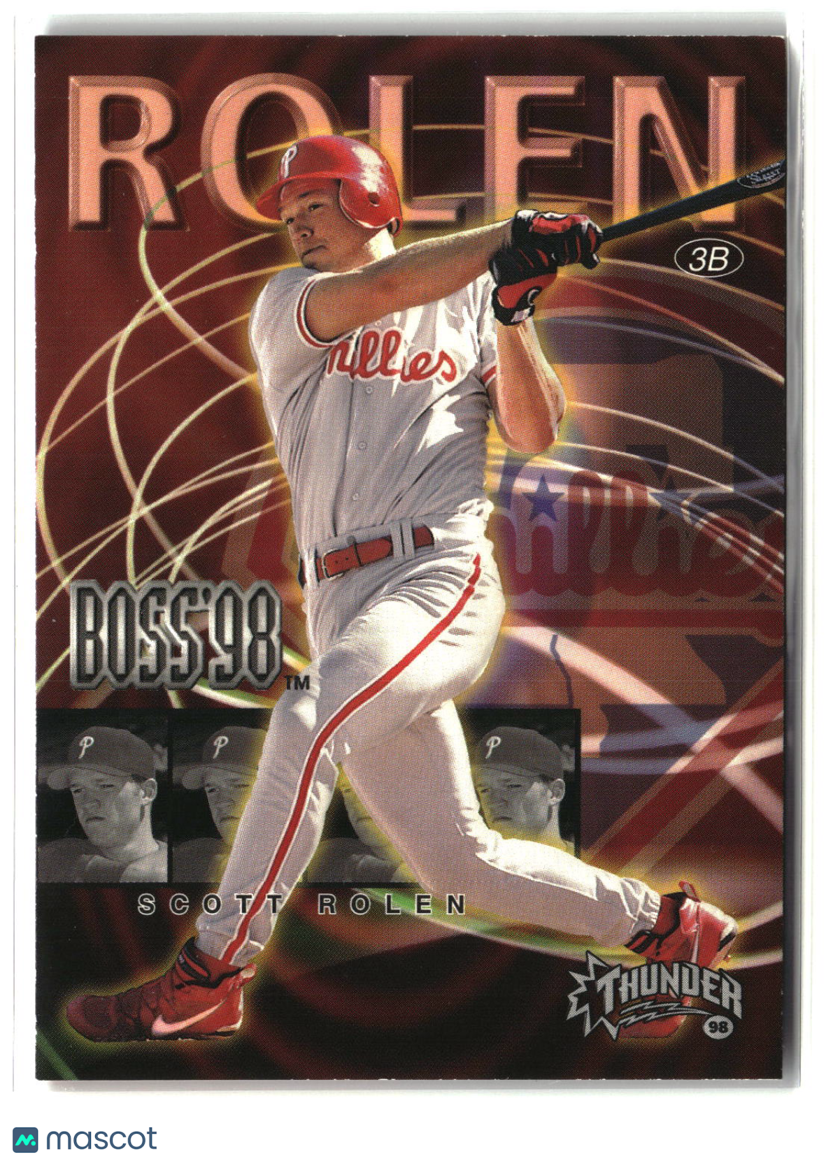 Scott Rolen 1998 Circa Thunder Boss #18B