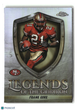 Frank Gore 2025 Topps Chrome Legends of the Gridiron Refractor #LOG-18