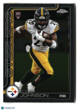 Kaleb Johnson 2025 Topps Chrome #323