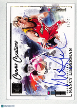 Nancy Lieberman 2025 Impeccable WNBA Canvas Creations Autographs Gold #13 #/49