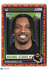 Jayden Daniels 2024 Score-A-Treat Rising Stars Orange Pumpkin #26