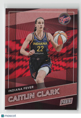 Caitlin Clark 2026 Panini National Convention Silver Redemption Red #6 #/75