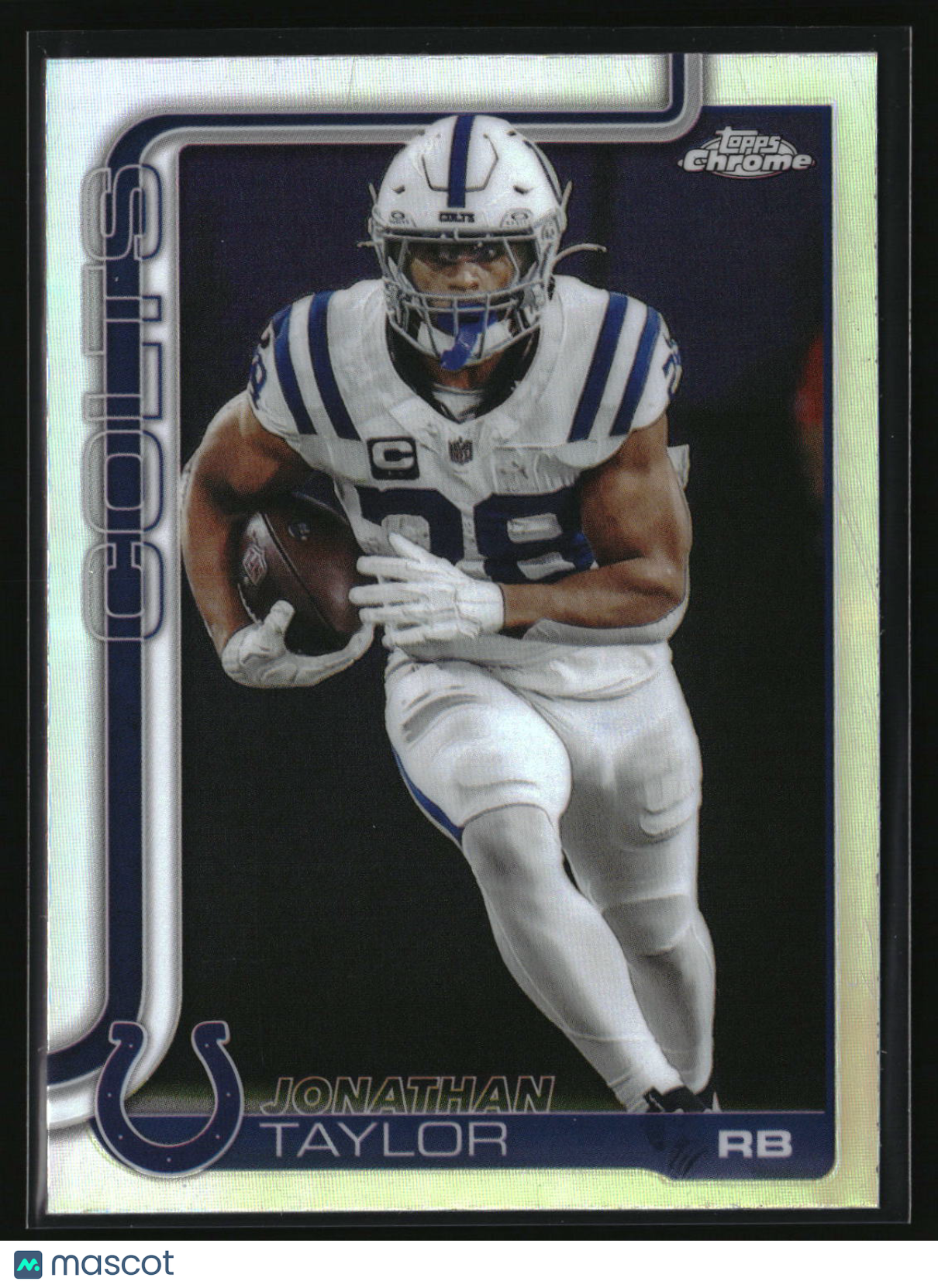 Jonathan Taylor 2025 Topps Chrome - Topps Refractor #130