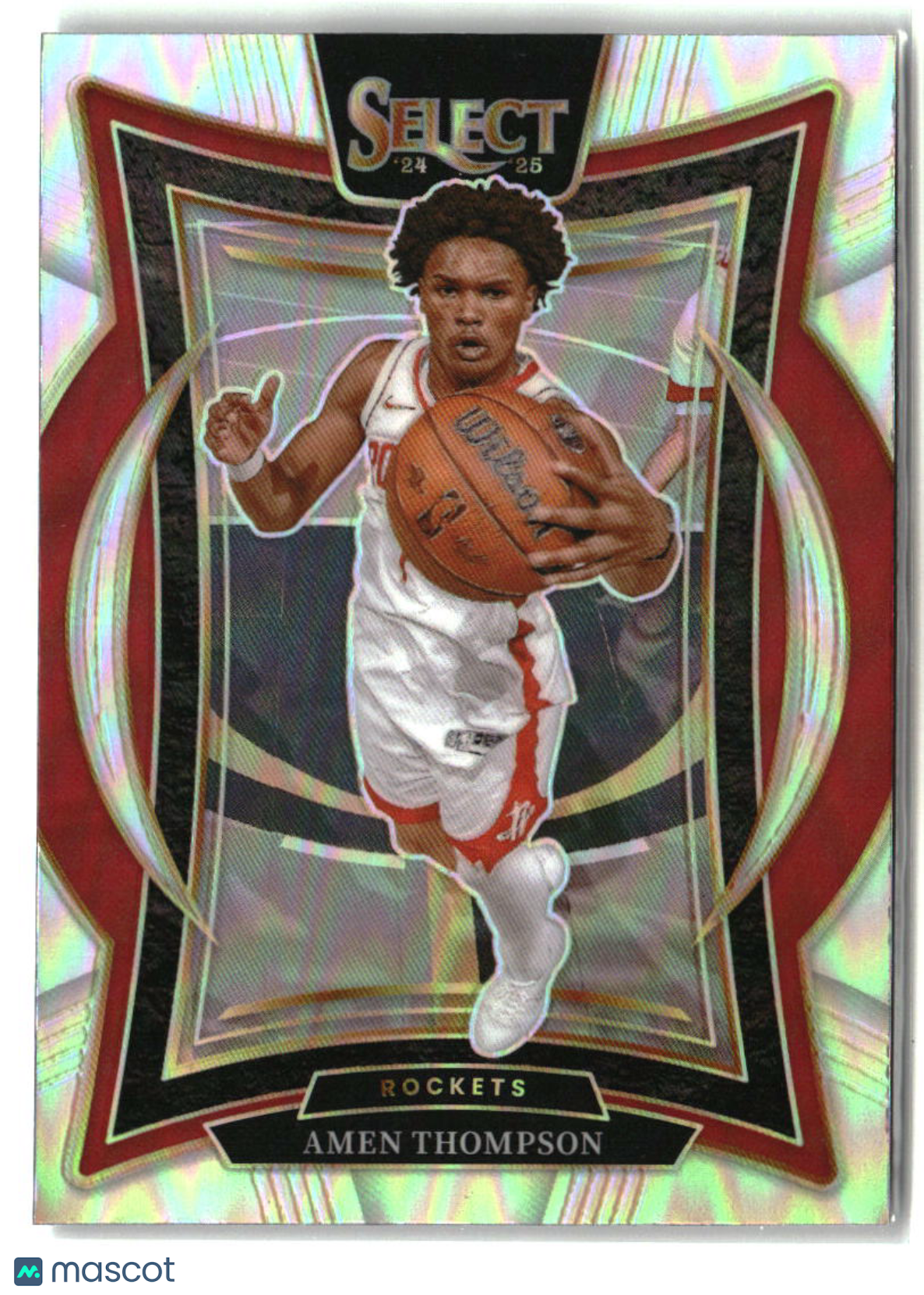 Amen Thompson 2024-25 Panini Select Silver Prizm #59