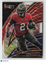 Emeka Egbuka 2025 Panini Select Tri-Color Prizm #237 #/249