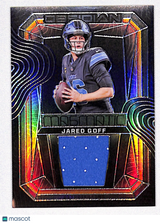 Jared Goff 2024 Panini Obsidian Magmatic Memorabilia #MM-JGF
