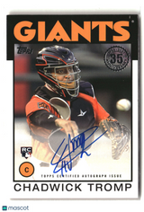 Chadwick Tromp 2021 Topps 1986 Topps Baseball 35th Anniversary Auto #86A-CT