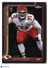 Josh Simmons 2025 Topps Chrome #304