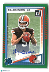 Dillon Gabriel 2025 Donruss Rated Rookies Autographs Green #316