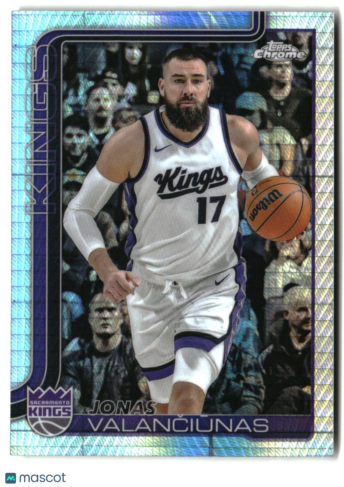 Jonas Valan?i?nas 2025-26 Topps Chrome Prism Refractor #206