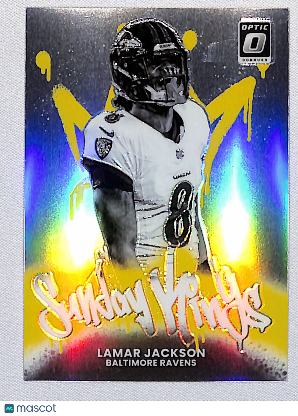 Lamar Jackson 2025 Donruss Optic Sunday Kings #5