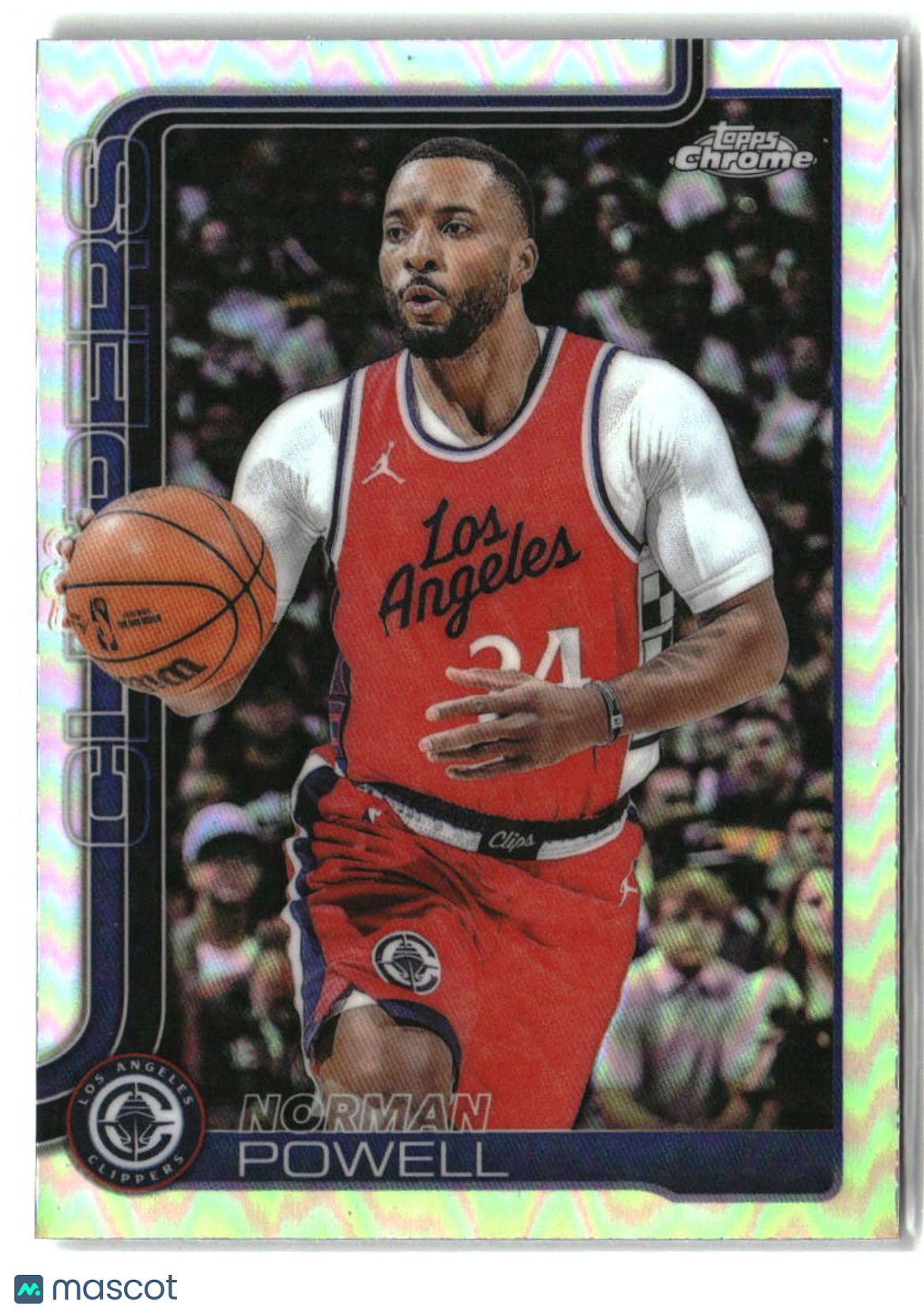 Norman Powell 2025-26 Topps Chrome Refractor #22