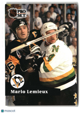 Mario Lemieux 1991-92 Pro Set French #194