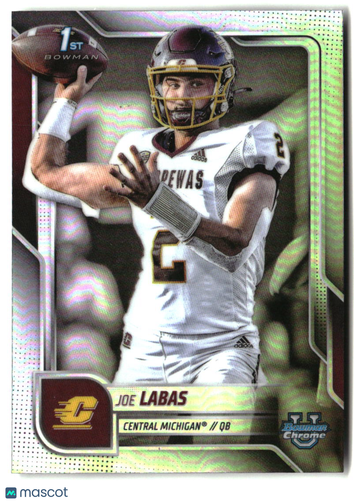 Joe Labas 2025 Bowman University Chrome Refractor #22