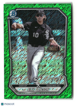 Billy Carlson 2026 Bowman Chrome Prospects Green Shimmer Refractor #BCP-44