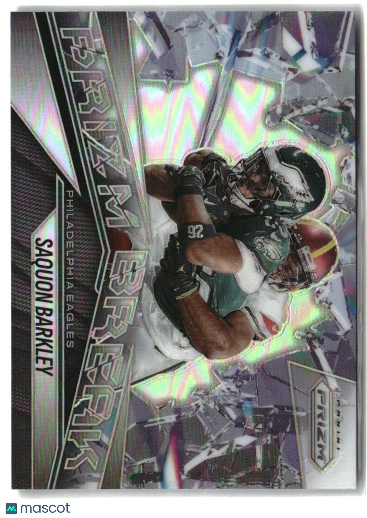 Saquon Barkley 2025 Panini Prizm Prizm Break Silver #9