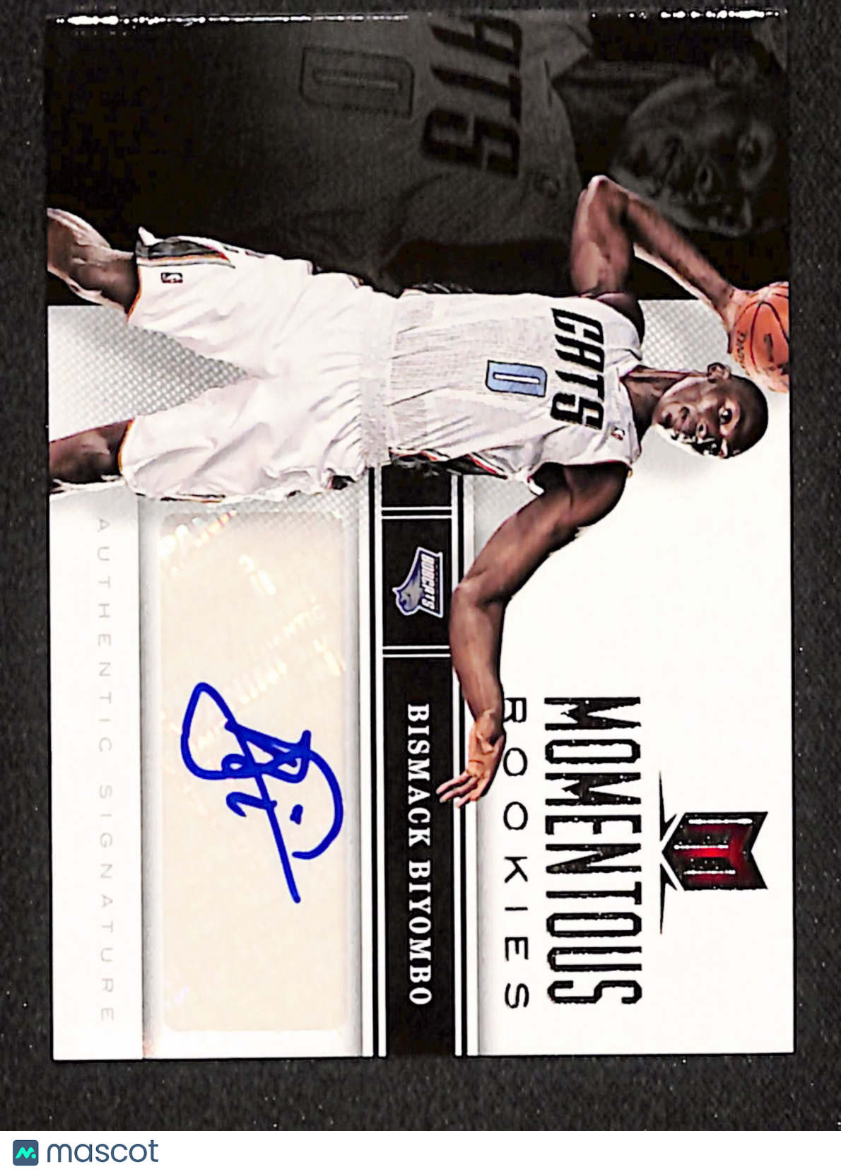 Bismack Biyombo 2012-13 Panini Momentum Momentous Rookies Autographs #73