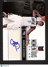 Bismack Biyombo 2012-13 Panini Momentum Momentous Rookies Autographs #73