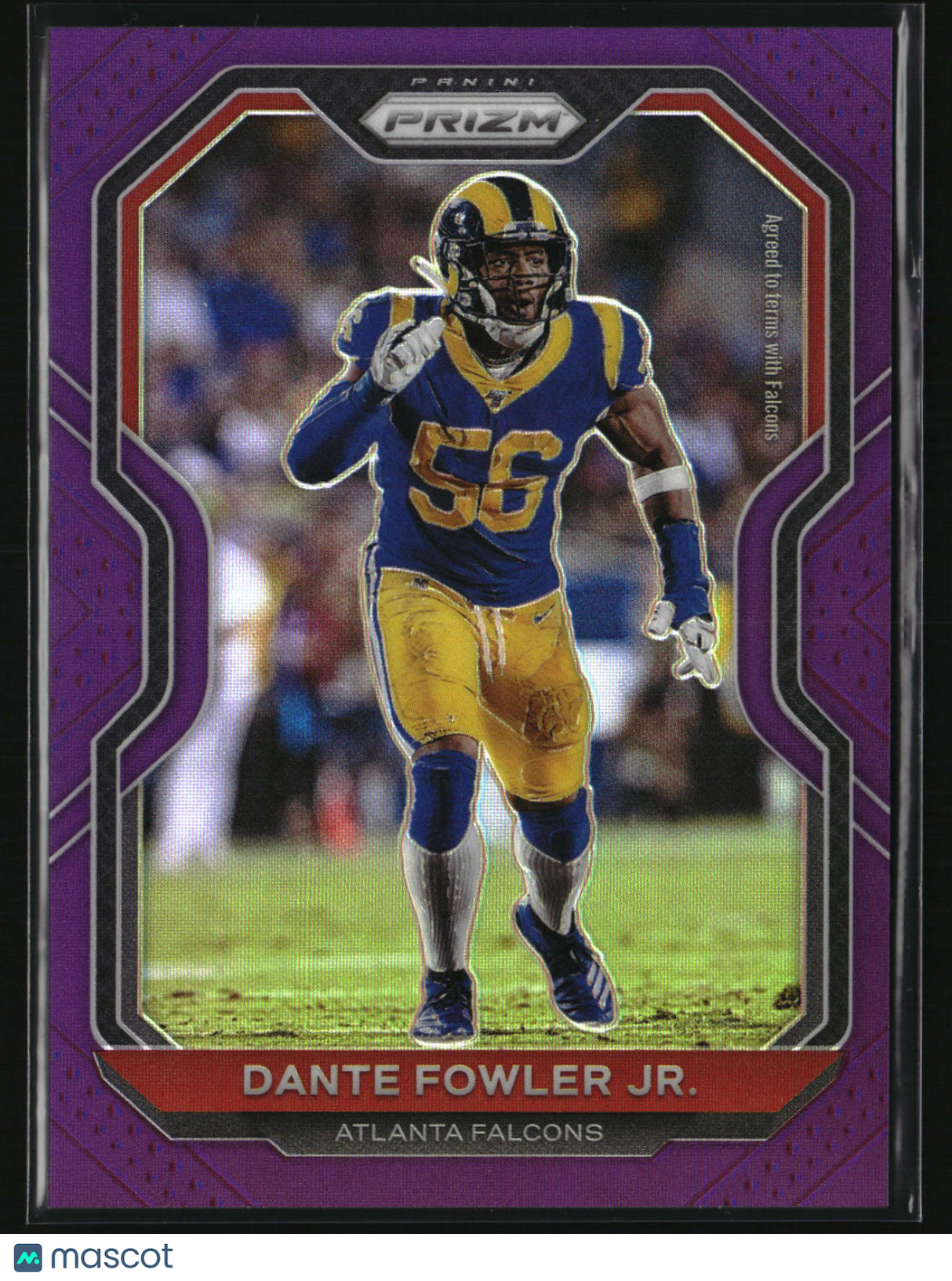 Dante Fowler Jr. 2020 Panini Prizm Prizm Purple #229 #/125