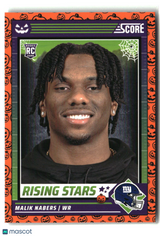 Malik Nabers 2024 Score-A-Treat Rising Stars Orange Pumpkin #37