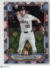 Nick Monistere 2026 Bowman Chrome Prospects Bowman LogoFractor #BCP-103 2/35