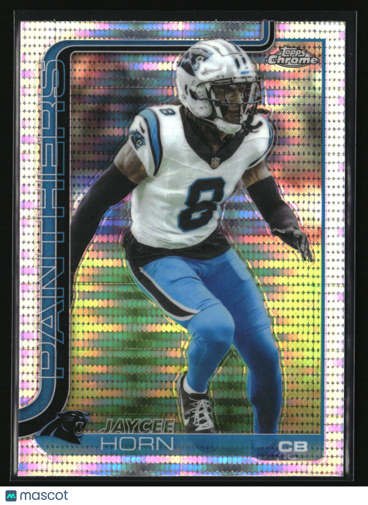 Jaycee Horn 2025 Topps Chrome Pulsar Refractor #41